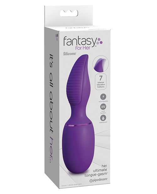 Fantasy For Her Ultmate Tongue-gasm - Purple - LUST Depot