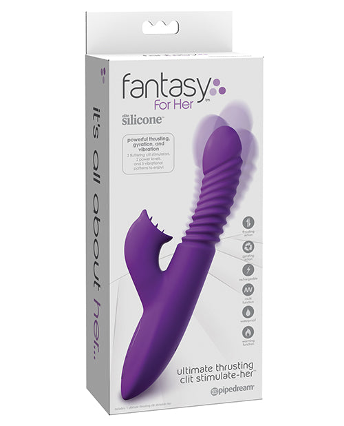 Fantasy For Her Ultimate Thrusting Clit Stimulate-her - Purple - LUST Depot