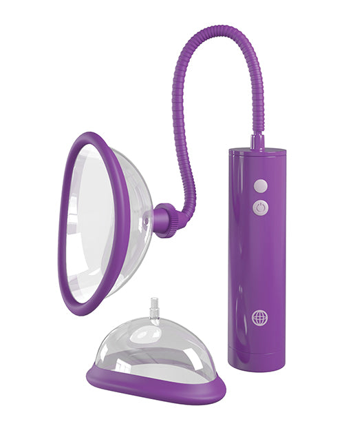 Fantasy For Her Rechargeable Pleasure Pump Kit - Purple - LUST Depot