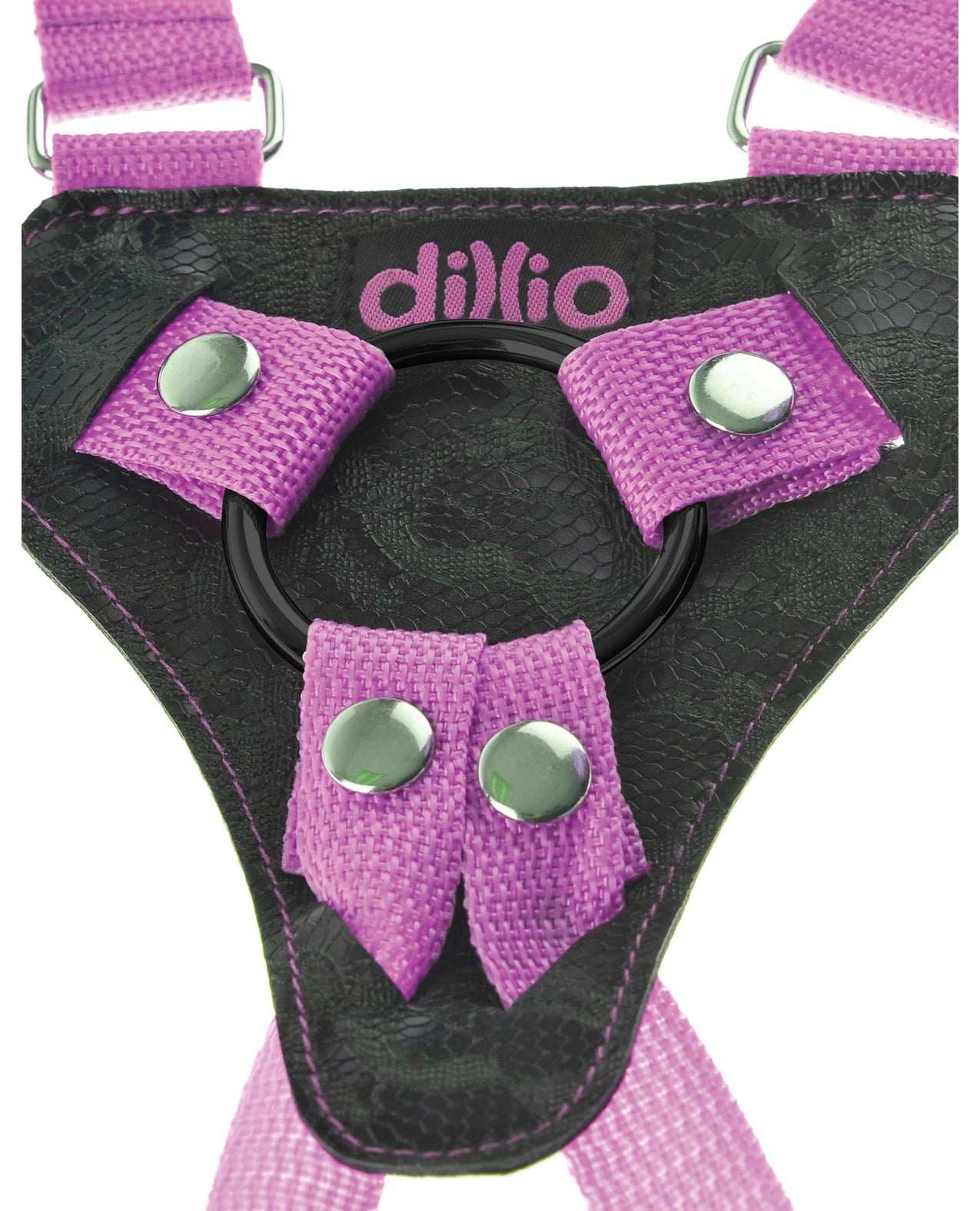 Dillio 7" Strap-on Suspender Harness Set - Pink - LUST Depot