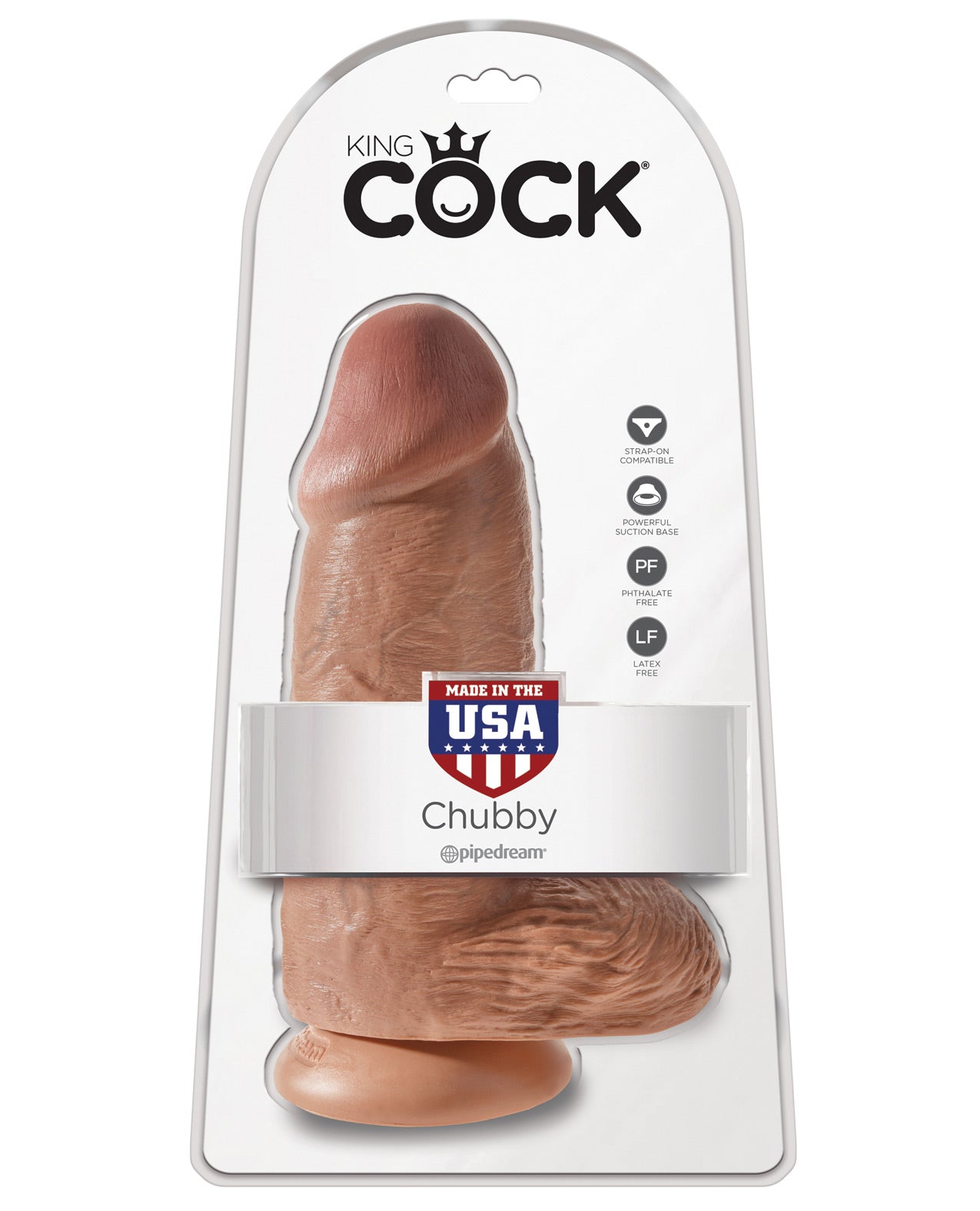 King Cock 9" Chubby - Tan - LUST Depot