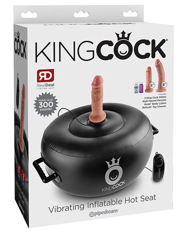 King Cock Vibrating Inflatable Hot Seat