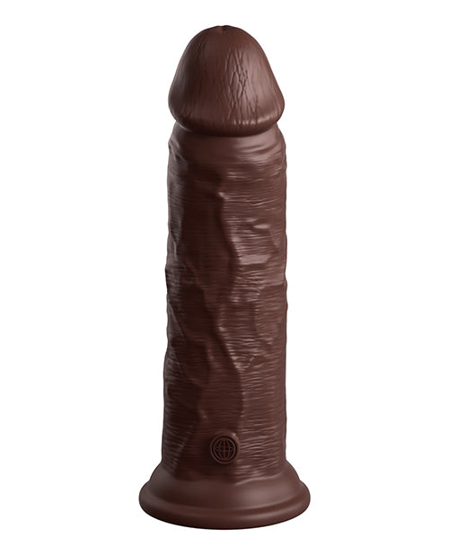 King Cock Elite 8" Dual Density Silicone Cock - Brown - LUST Depot