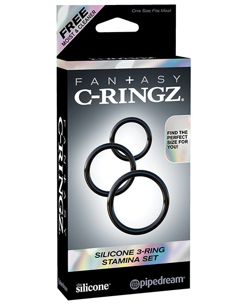 Fantasy C-ringz Silicone 3-ring Stamina Set - LUST Depot