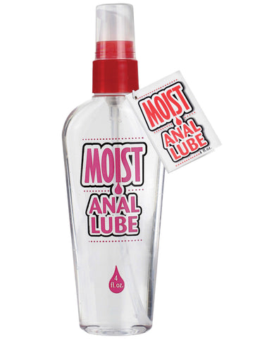 Moist Anal Lube - 4 Oz Bottle