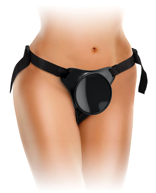 King Cock Elite Beginner's Body Dock Strap On Harness - Black - LUST Depot