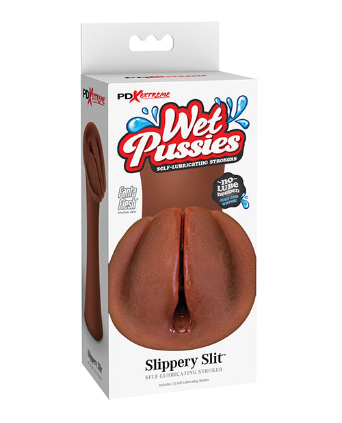 Pdx Extreme Wet Pussies Slippery Slit - Brown - LUST Depot