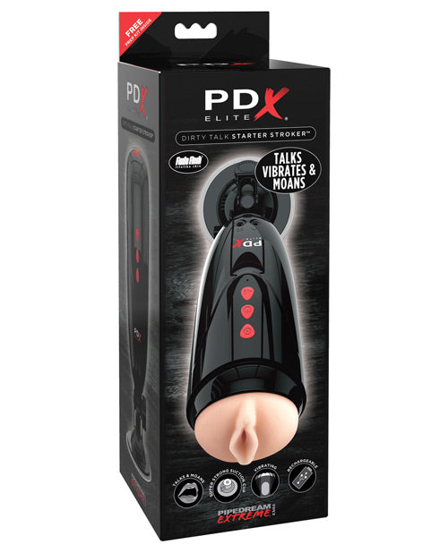 Pdx Elite Dirty Talk Starter Stroker - LUST Depot