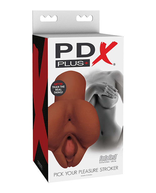 Pdx Plus Pick Your Pleasure Stroker - Brown - LUST Depot