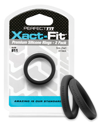 Perfect Fit Xact Fit #11 - Black Pack Of 2