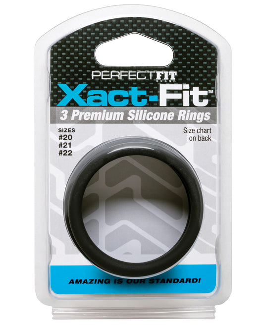 Perfect Fit Xact Fit 3 Ring Kit L-xl - Black - LUST Depot