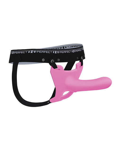 Perfect Fit Zoro 6.5" Strap On W/case - Pink - LUST Depot