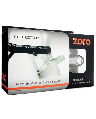 Perfect Fit Zoro Knight Hollow Strap-on - Clear