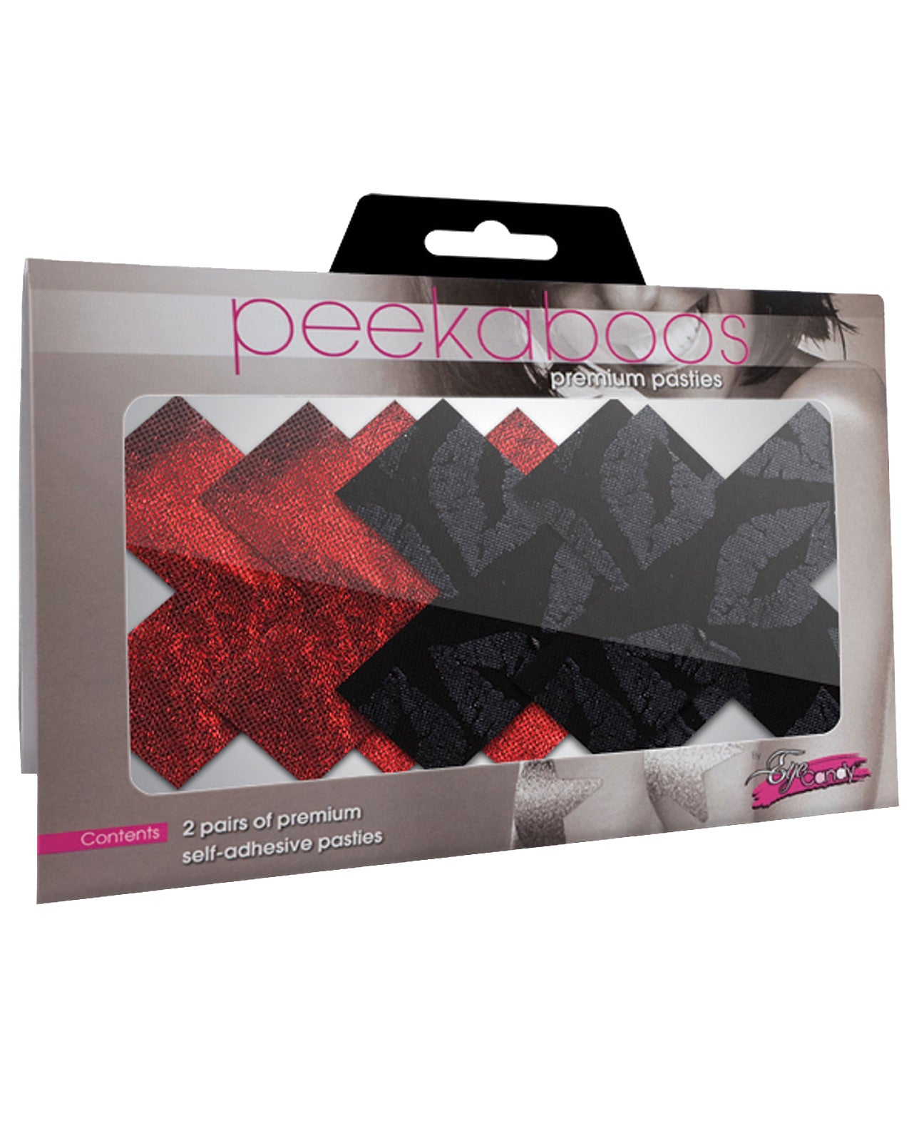 Stolen Kisses Xs - Red & Black  Pack Of 2 - LUST Depot