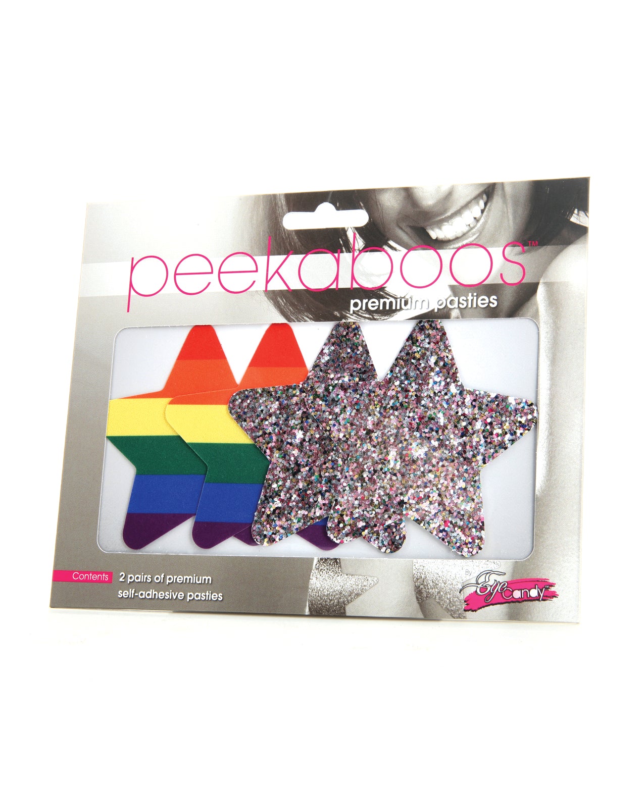 Peekaboos Pride Rainbow Glitter Stars - Pack Of 2 - LUST Depot