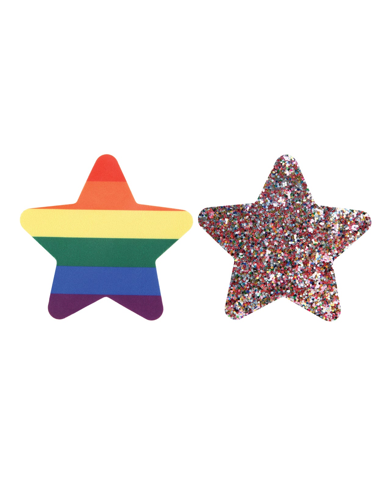 Peekaboos Pride Rainbow Glitter Stars - Pack Of 2 - LUST Depot