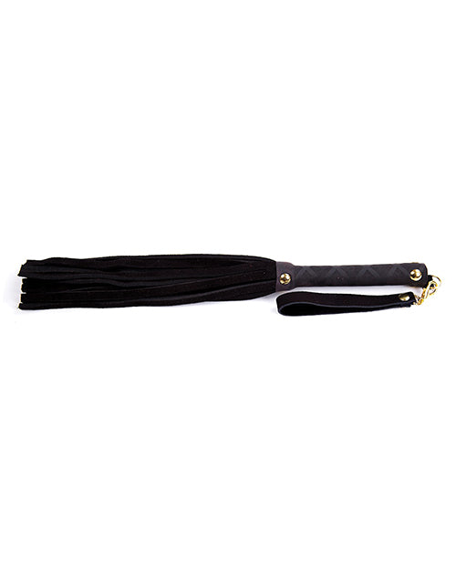 Plesur Mini Leather Flogger - Black - LUST Depot