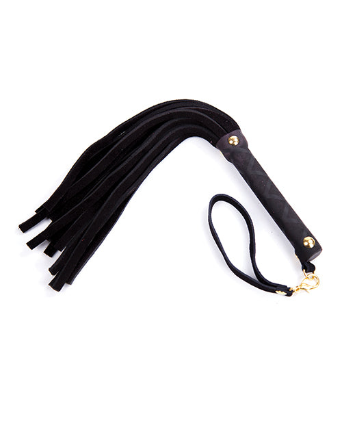 Plesur Mini Leather Flogger - Black - LUST Depot