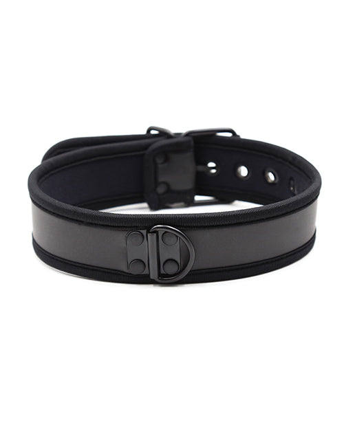 Plesur Neoprene Puppy Collar - Black - LUST Depot