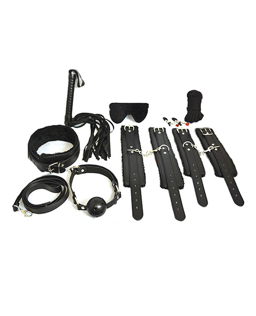 Everything Bondage 12 Piece Kit - Black - LUST Depot