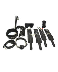 Everything Bondage 12 Piece Kit - Black