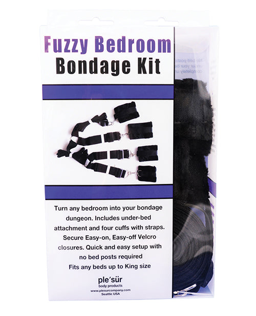 Plesur Fuzzy Bedroom Bondage Kit - Asst. Colors - LUST Depot