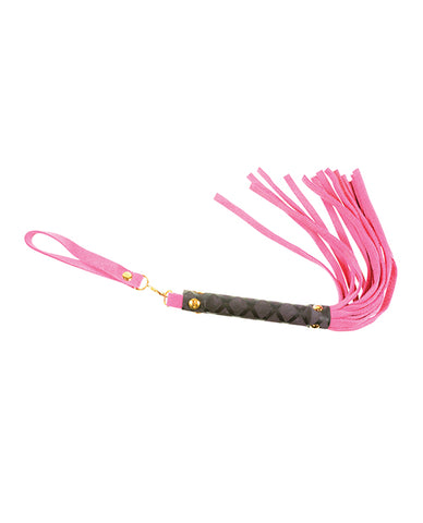 Plesur Mini Leather Flogger - Pink