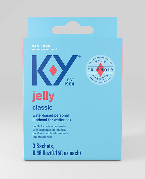 K-y Water Based Jelly Lube - Pack Of 3 Satchet - LUST Depot