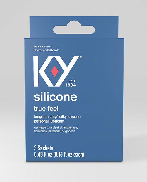 K-y Silicone True Feel Lube Pack Of 3 Satchet - LUST Depot