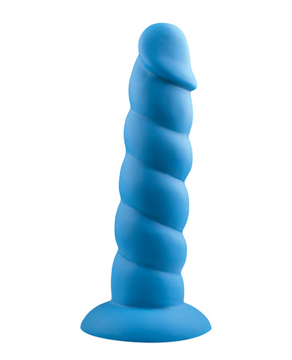 Rock Candy Suga Daddy 7" Silicone Dildo - Blue - LUST Depot