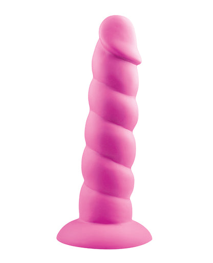 Rock Candy Suga Daddy 7" Silicone Dildo - Pink - LUST Depot