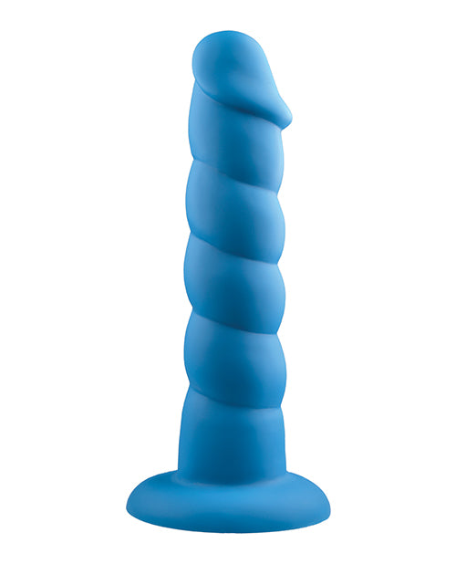 Rock Candy Suga Daddy 9.5" Silicone Dildo - Blue - LUST Depot