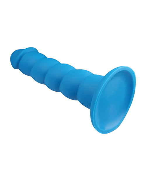 Rock Candy Suga Daddy 9.5" Silicone Dildo - Blue - LUST Depot