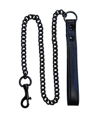 Rouge Leather Lead - Black W/black