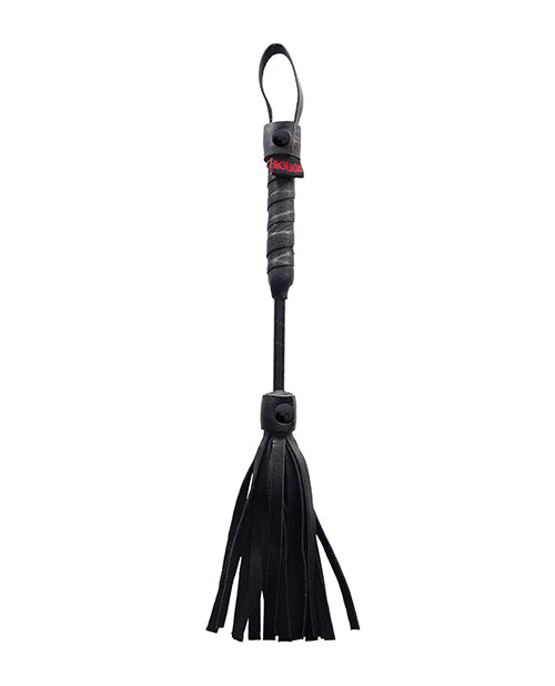 Rouge Mini Leather Flogger - Black - LUST Depot