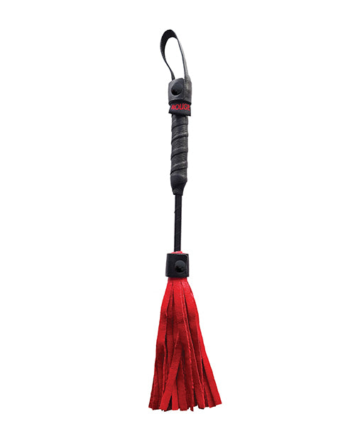 Rouge Mini Leather Flogger - Red - LUST Depot