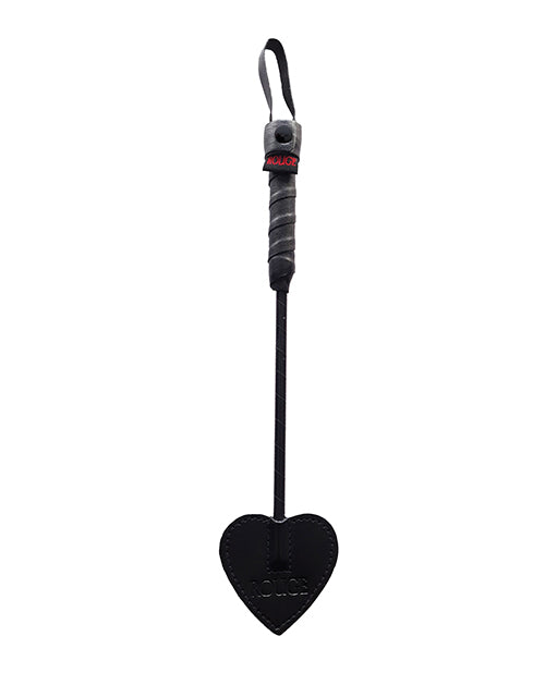 Rouge Mini Leather Spade Paddle - Black - LUST Depot