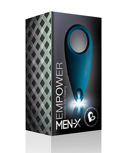 Rocks Off Men-x Empower Couples Stimulator - Blue - LUST Depot