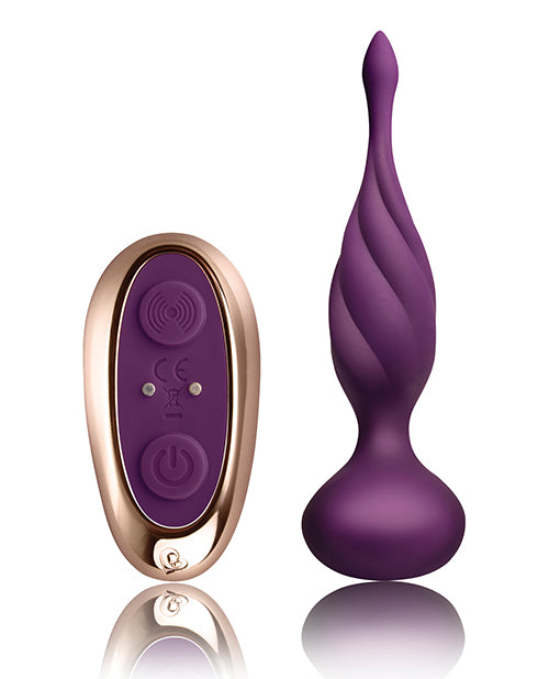 Rocks Off Petite Sensations Discover Plug W-remote - Purple - LUST Depot