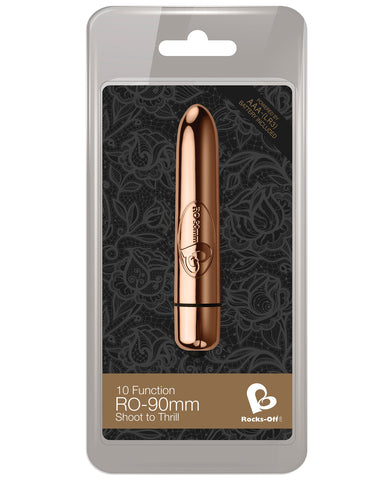 Rocks Off Ro-90 Mm Bullet - 10 Speed Rose Gold