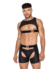 Master Harness W/hook & Ring Closure Black Md