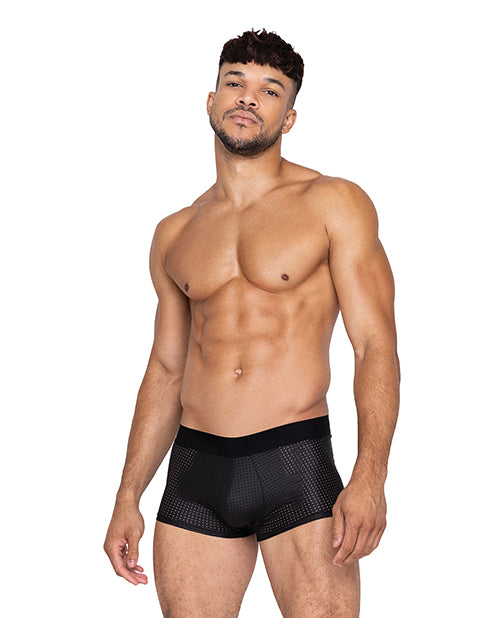 Master Trunks W/contoured Pouch Black Lg - LUST Depot