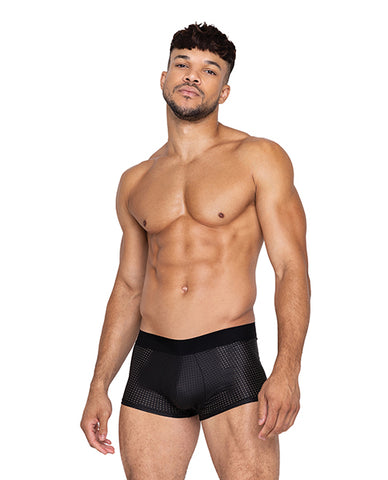 Master Trunks W/contoured Pouch Black Md