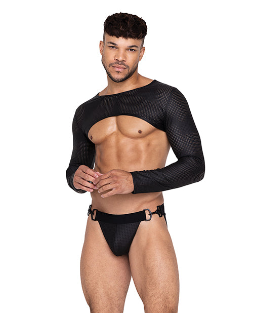 Master Crop Top Black Lg - LUST Depot