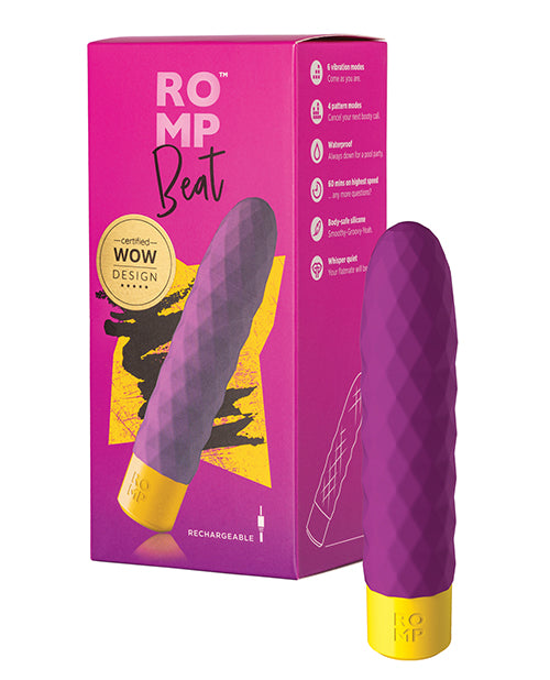 Romp Beat Bullet Vibrator - Purple - LUST Depot