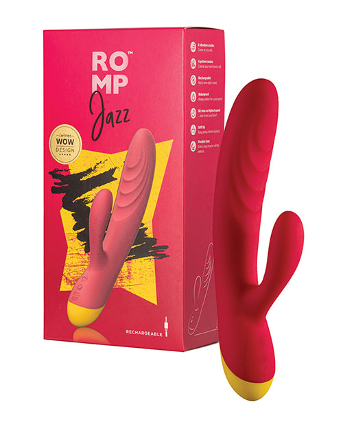 Romp Jazz Rabbit Vibrator - Berry - LUST Depot