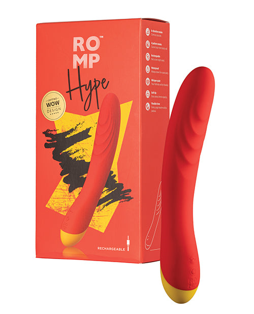 Romp Hype G Spot Vibrator - Red - LUST Depot