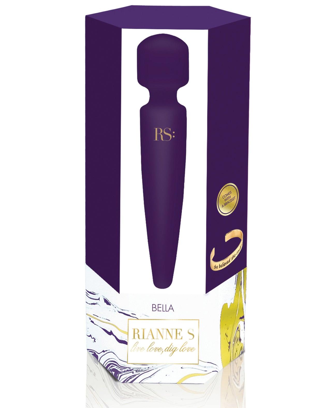 Rianne S Bella Mini Body Wand - Deep Purple - LUST Depot