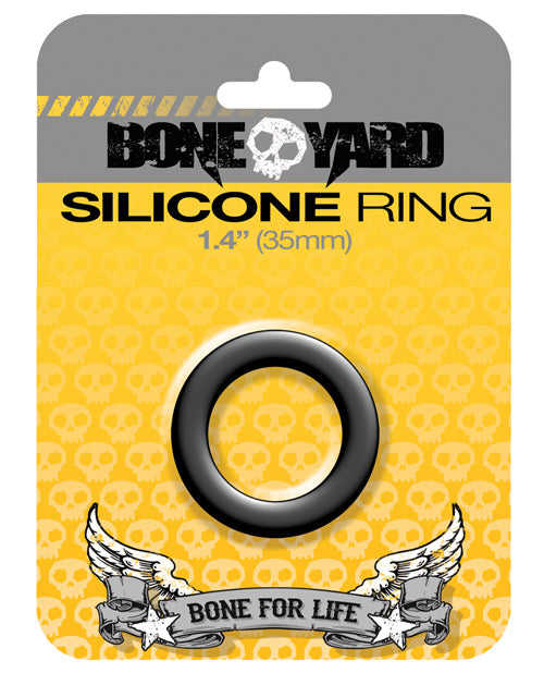 Boneyard 1.4" Silicone Ring - Black - LUST Depot