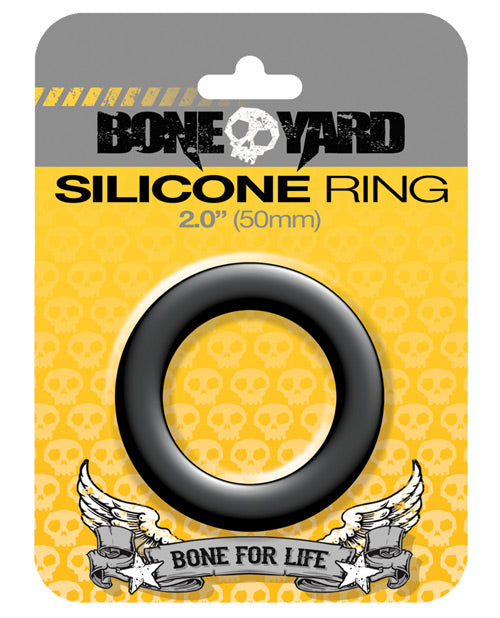 Boneyard 2.0" Silicone Ring - Black - LUST Depot